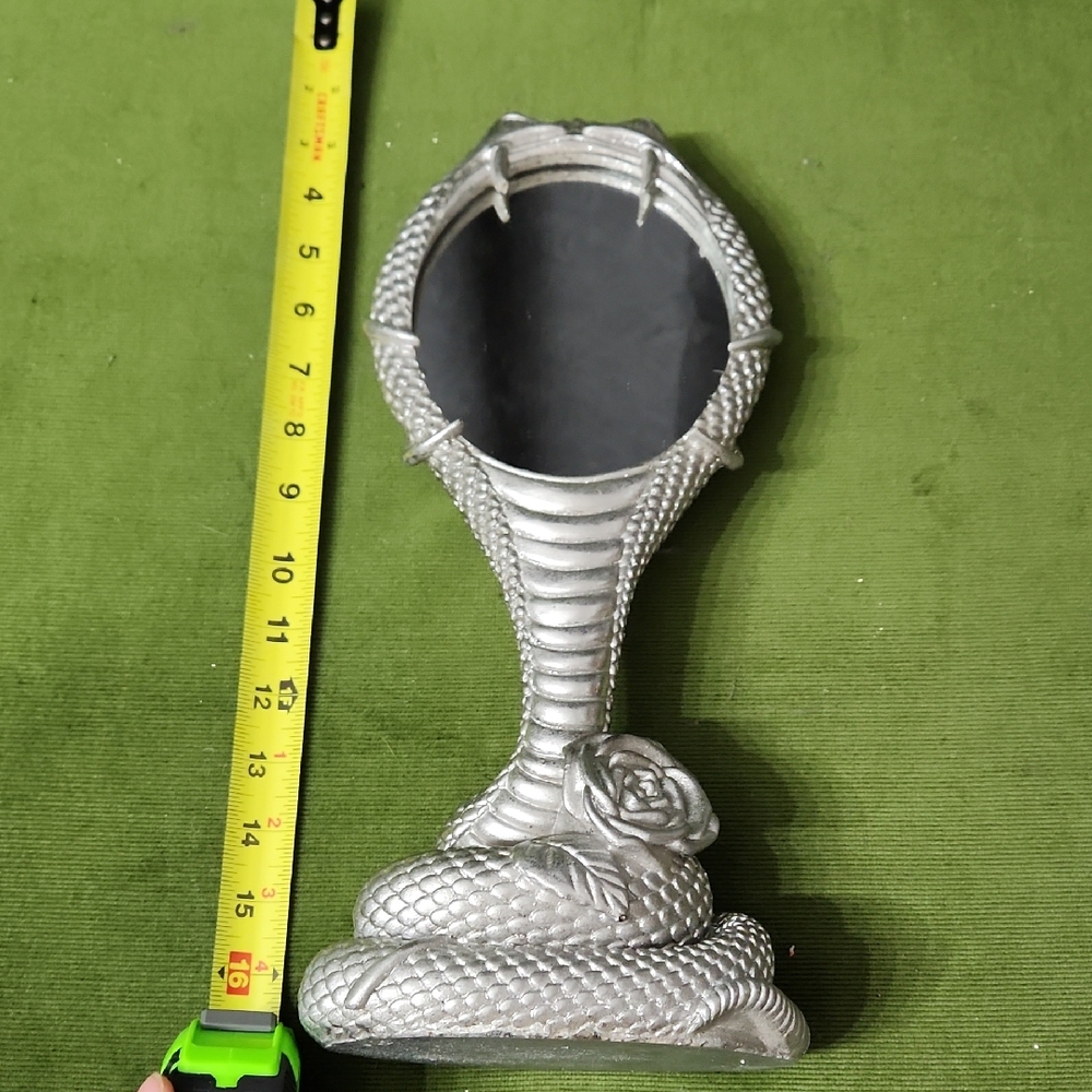 Silver Snake/ Spider Mirror